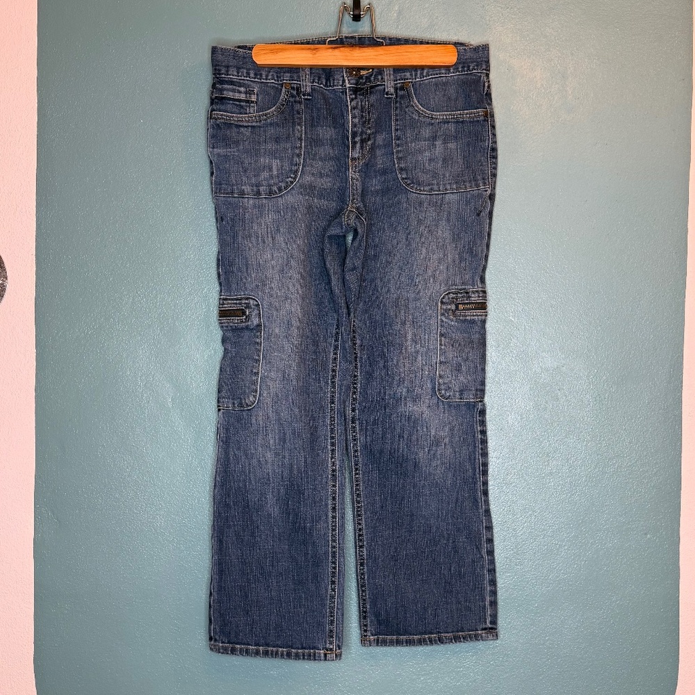 Simply Vera Wang Denim Jeans Women's 4-5 Side Pocket Blue